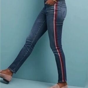 MOTHER high waisted Looker Here Kitty, Kitty Glitter size 32